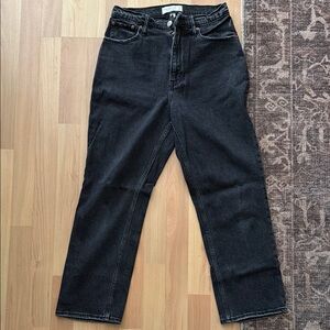 Abercrombie Black High-Waisted Jeans